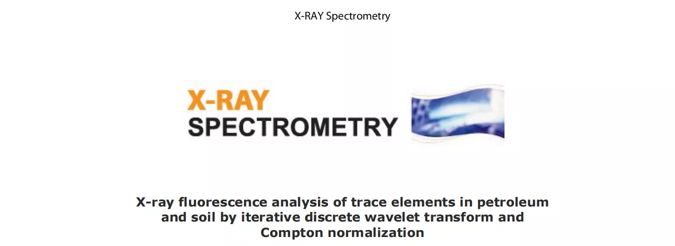 X-ray fluorescence analysis of trace elements in petroleum  and soil by iterative discrete wavelet transform and  Compton normalization